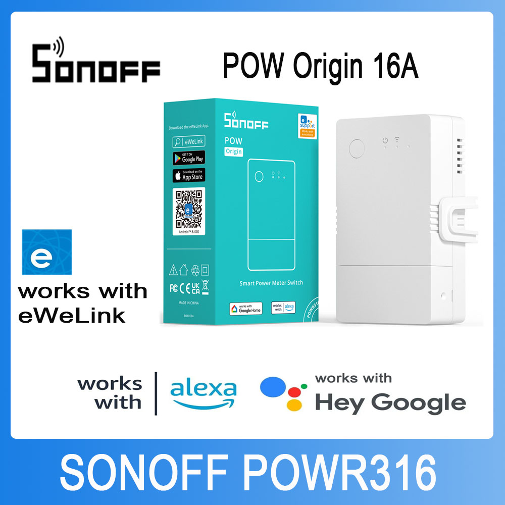 SONOFF POWR316 Pow Asal Smart  - Sonoff Basic Switch ulasan dan harga