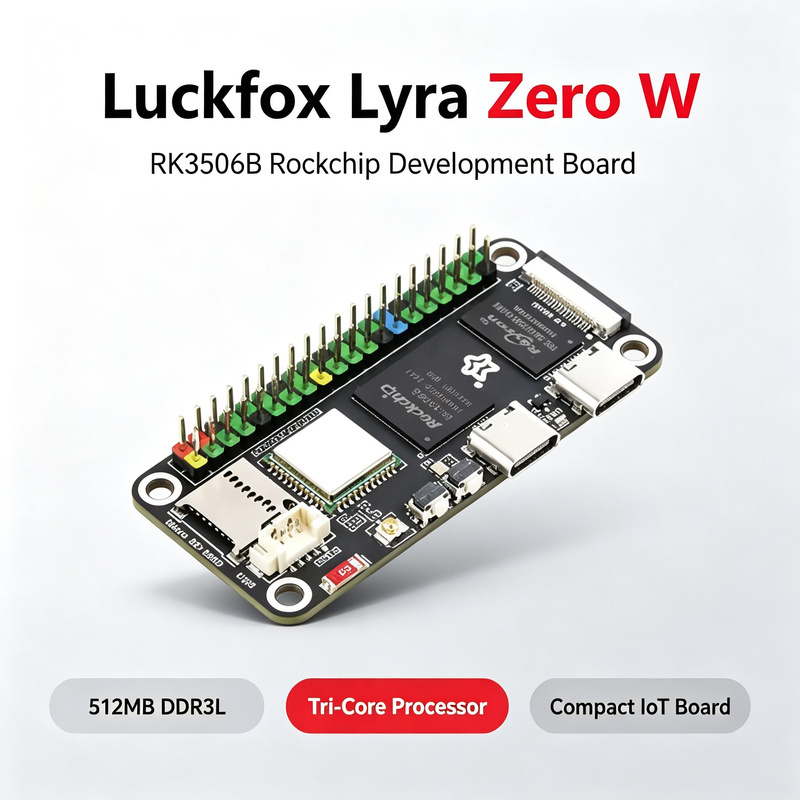 Luckfox Lyra Zero W RK3506B Ro - Pi Zero W Board ulasan dan harga
