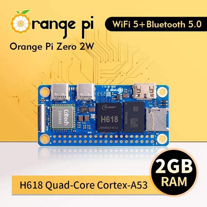 Orange Pi Zero 2 W 2GB RAM DDR - Pi Zero W Board ulasan dan harga
