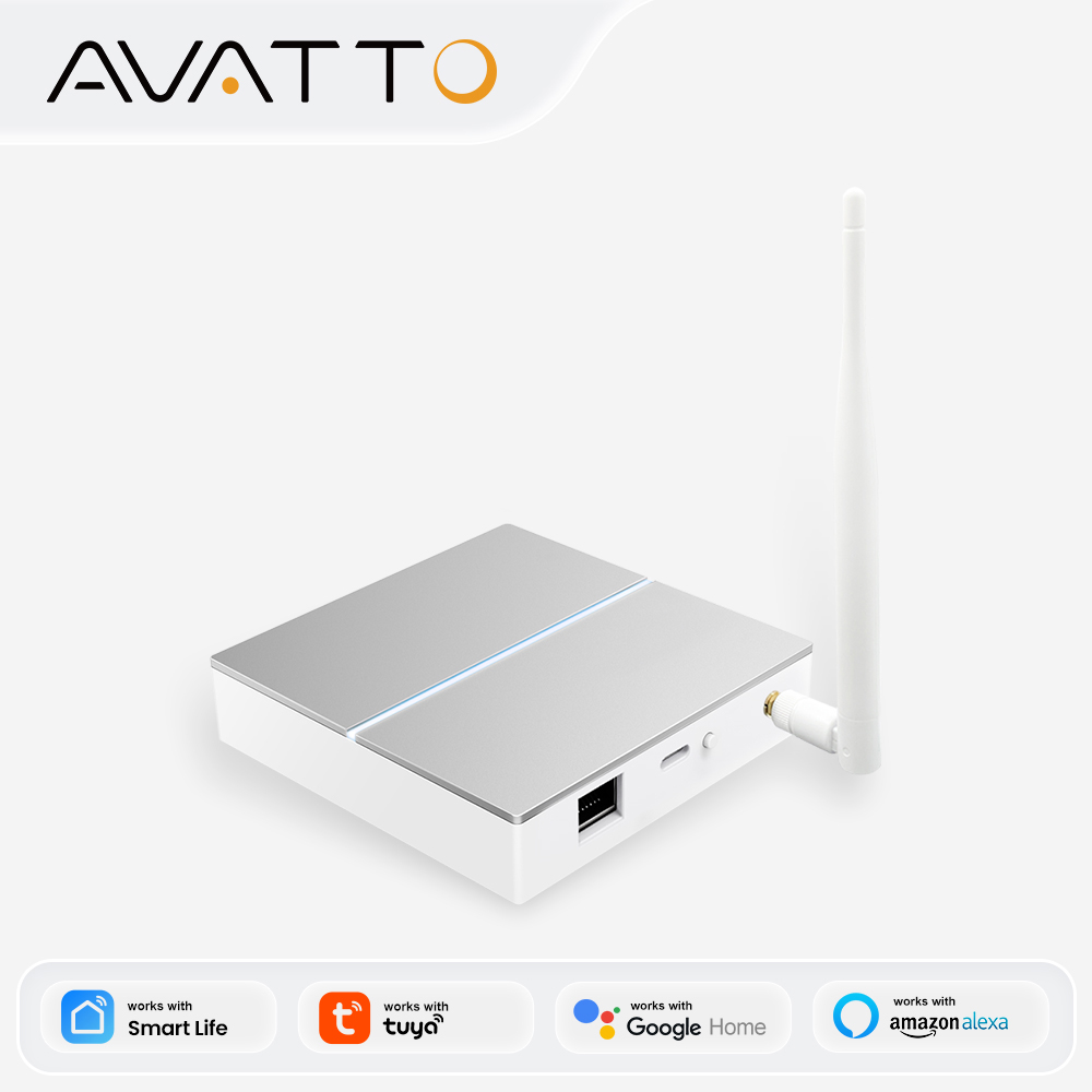 AVATTO Tuya Zigbee Smart Wired - Matter Hub Thread ulasan dan harga
