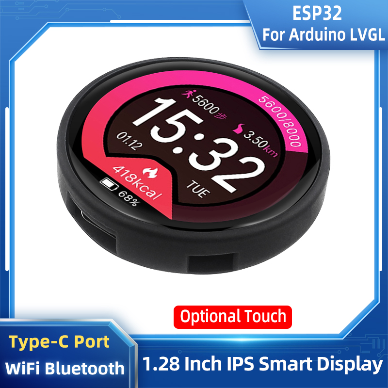 1.28 inci IPS Smart Display ES - Home Automation Arduino ulasan dan harga